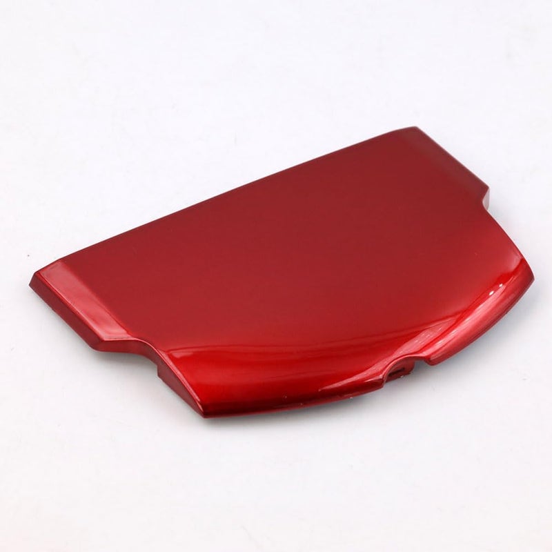 Flybxiya غطاء خلفي بديل لبطارية PSP 2000 2001 3000 3001 باللون الأحمر - Image 1